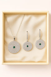 Zircon Locket Set-56 (Green)